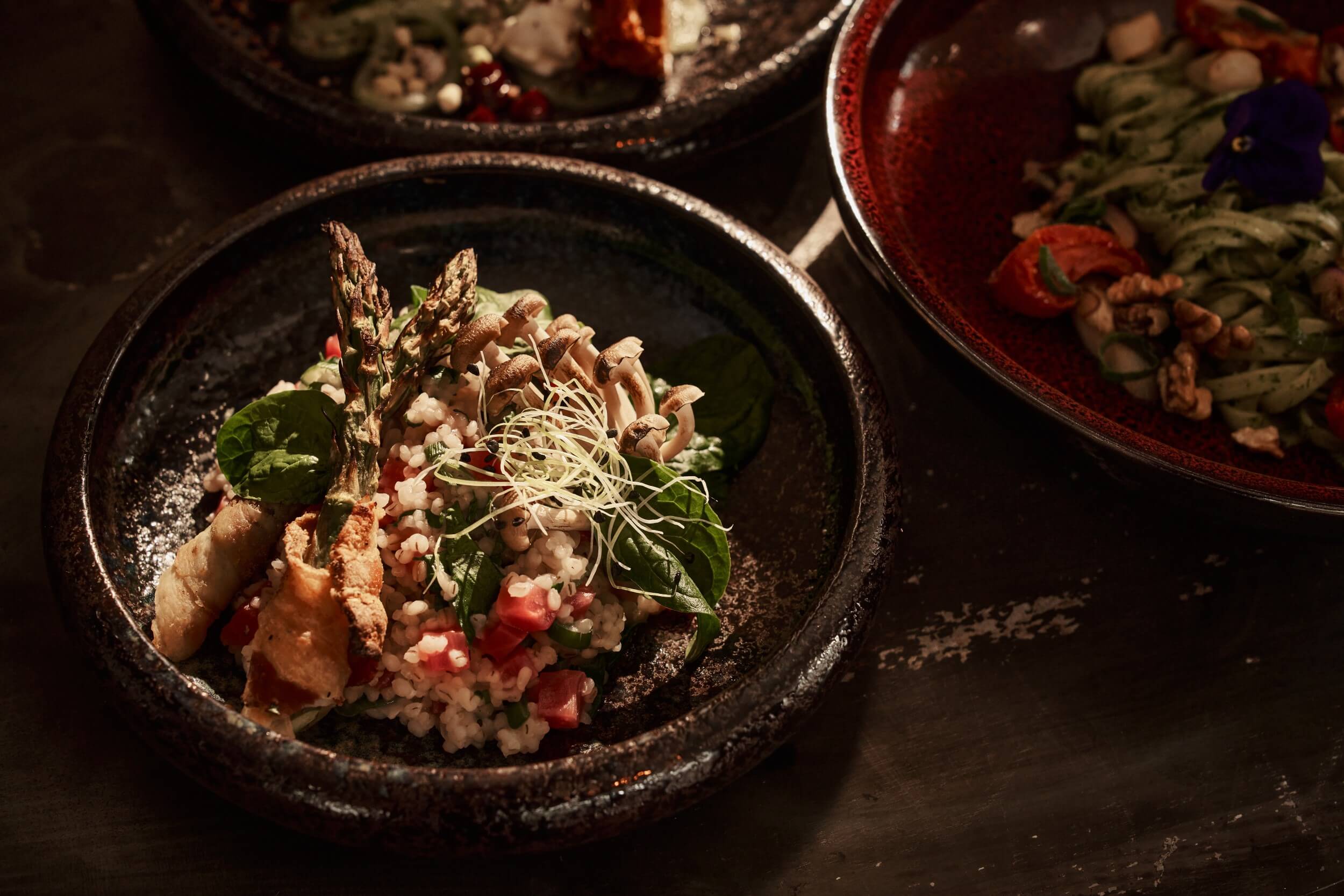 Bold Campus Food Asparagus