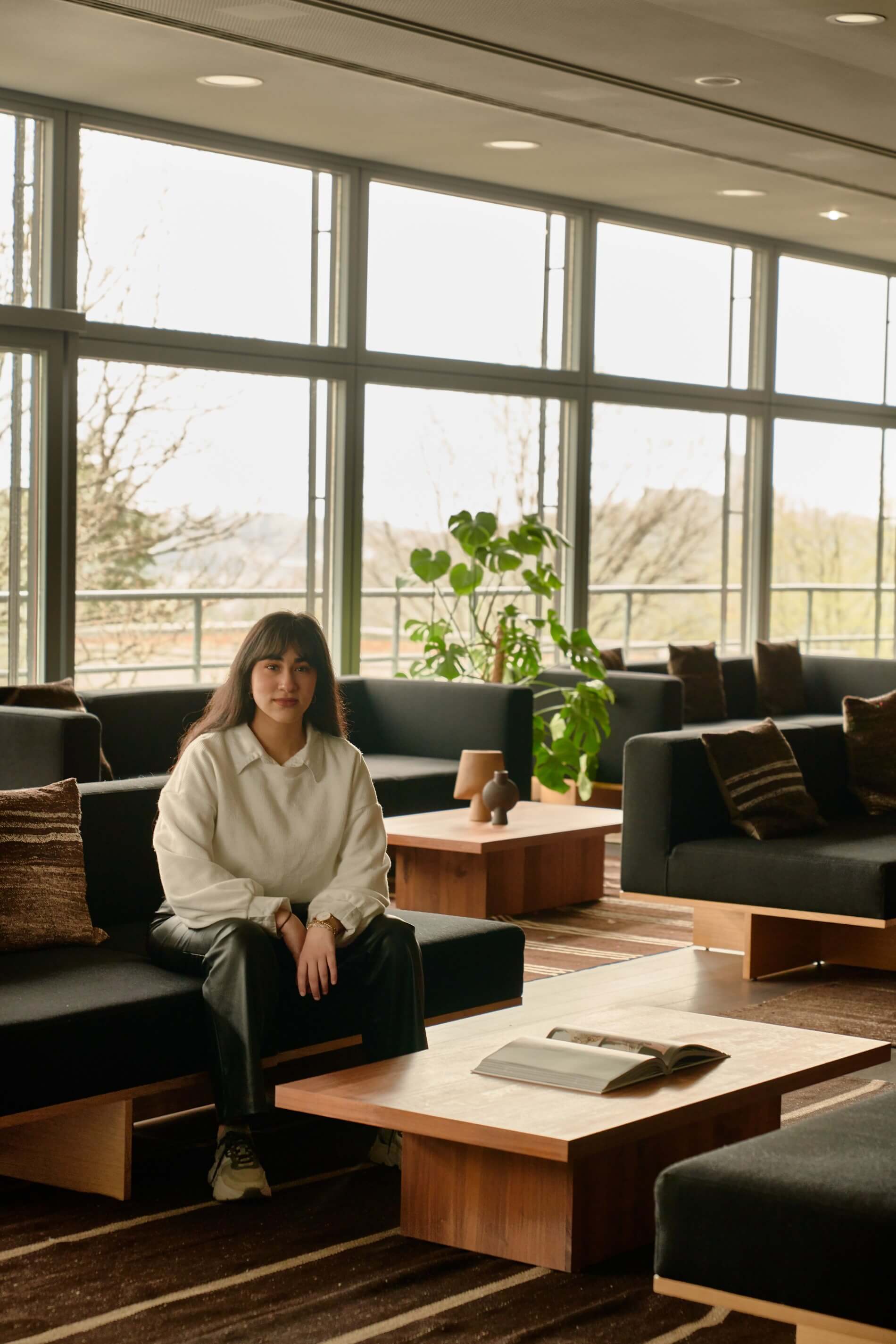 Bold Campus Main House Gallery Woman Sitting