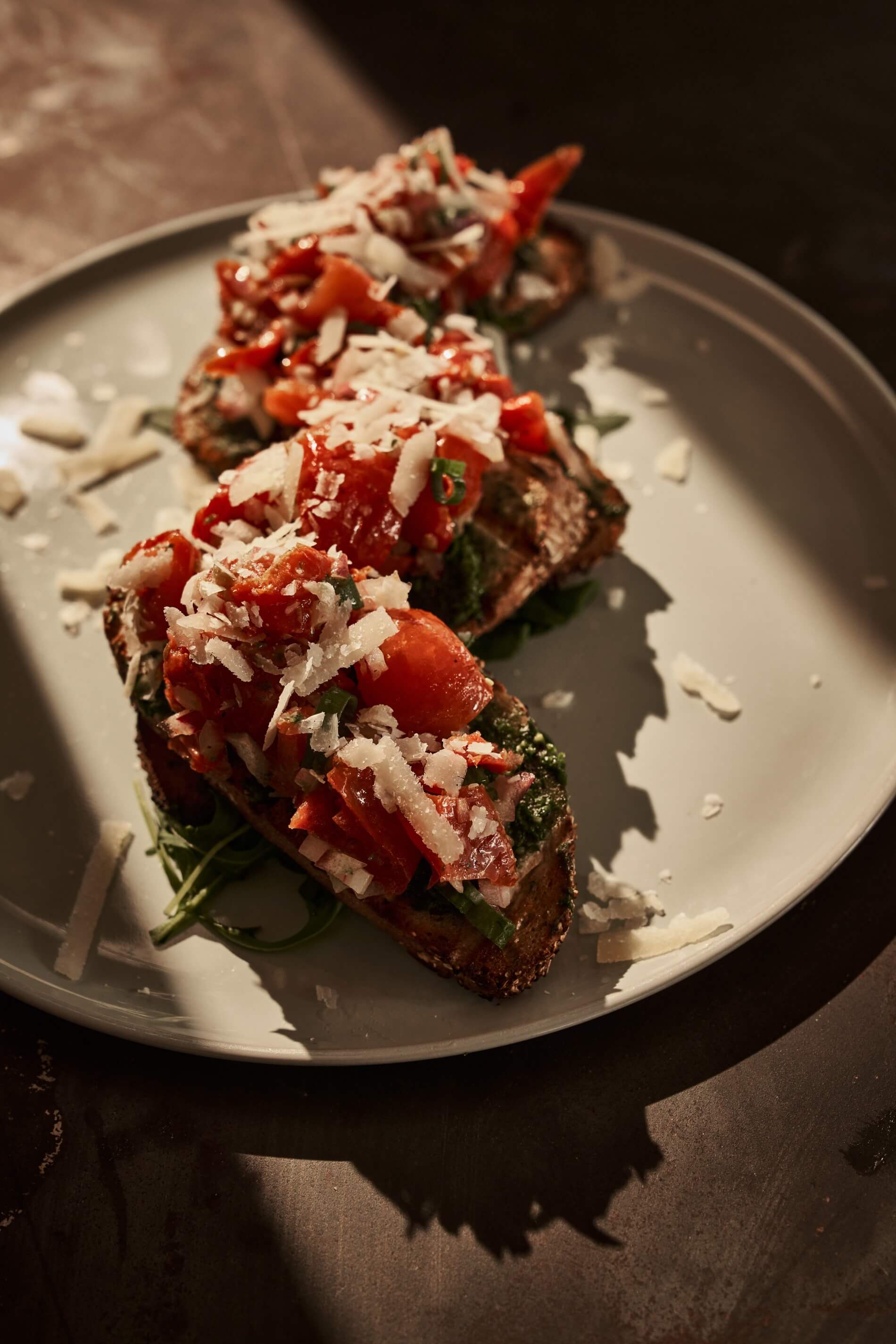 Bold Campus Food Bruschetta
