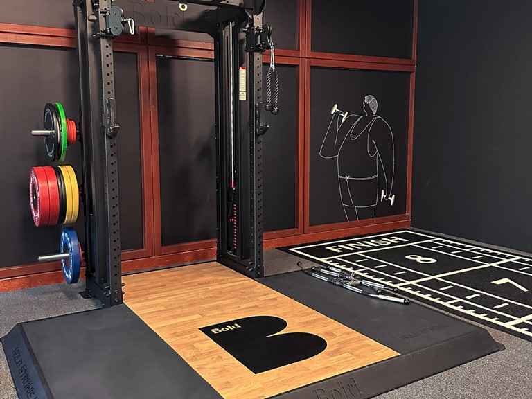 The Box Freihantelbereich